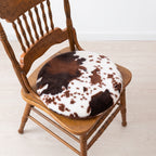 brown-and-white cow print Memory Foam Seat Cushion