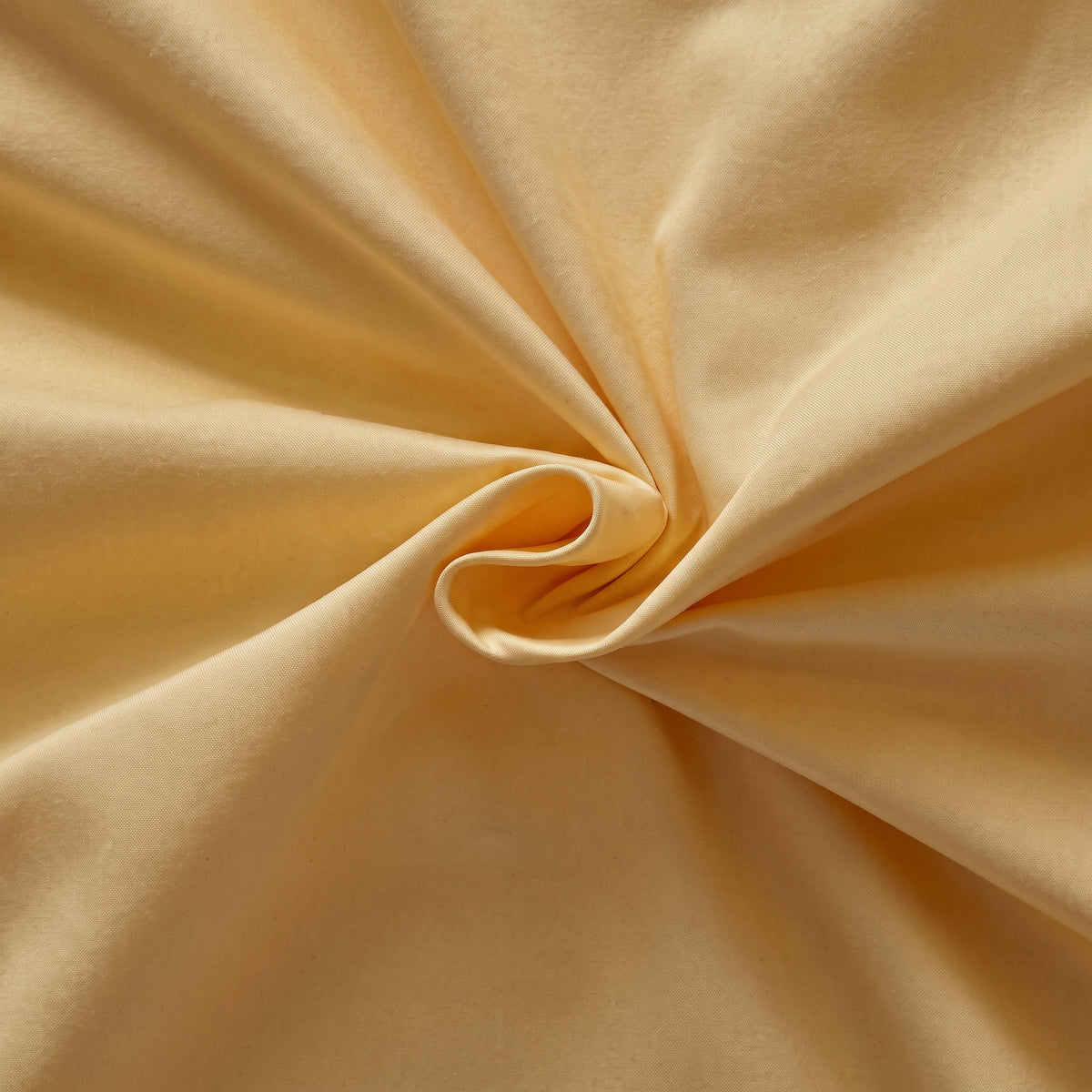 Butter Yellow & Beige Cotton Bedding Set — 4 Pieces