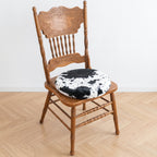 black-and-white cow Print Memory Foam Seat Cushion