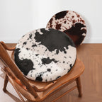 black-and-white cow Print Memory Foam Seat Cushion